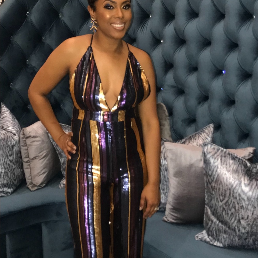 Sequins Romper like brand new.